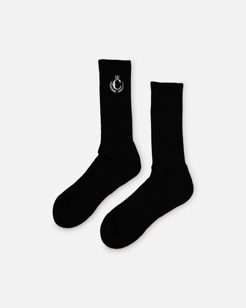Culture Kings CK NFS Crew Socks Black/White
