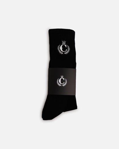 Culture Kings CK NFS Crew Socks Black/White