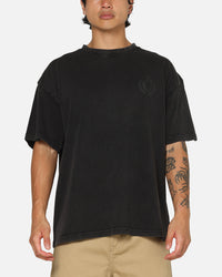 Culture Kings CK NFS Paisley Logo T-Shirt Black Acidwash
