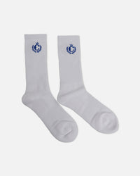 Culture Kings CK Crew Socks White/Royal