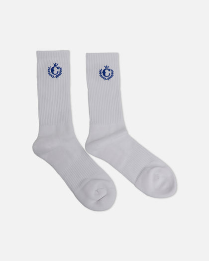 Culture Kings CK Crew Socks White/Royal