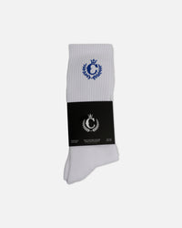 Culture Kings CK Crew Socks White/Royal