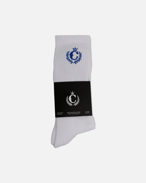 Culture Kings CK Crew Socks White/Royal