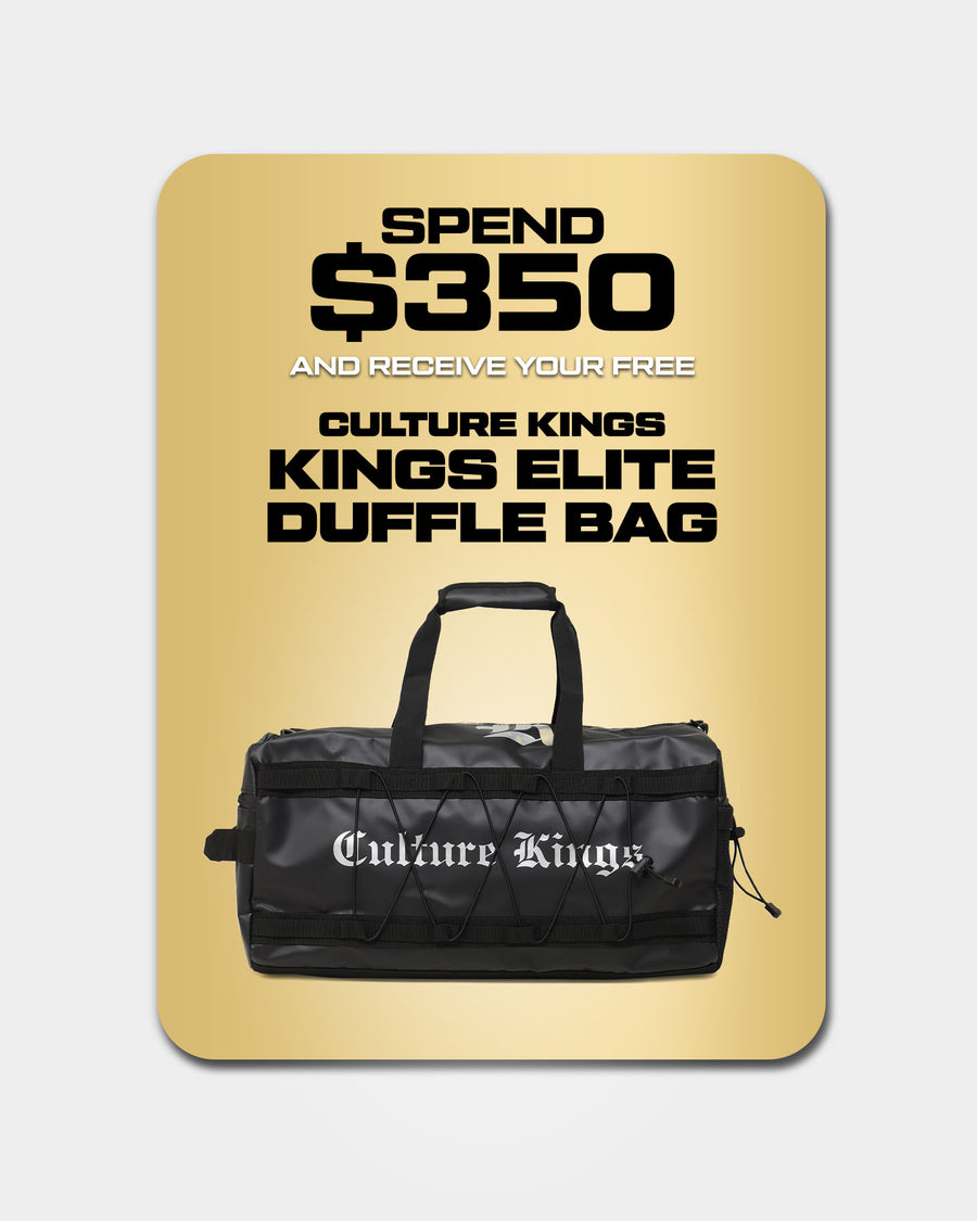 Culture Kings Kings Elite Duffle Bag Black/Silver Culture Kings US