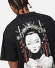 The Anti Order Geisha T-Shirt Black Acidwash
