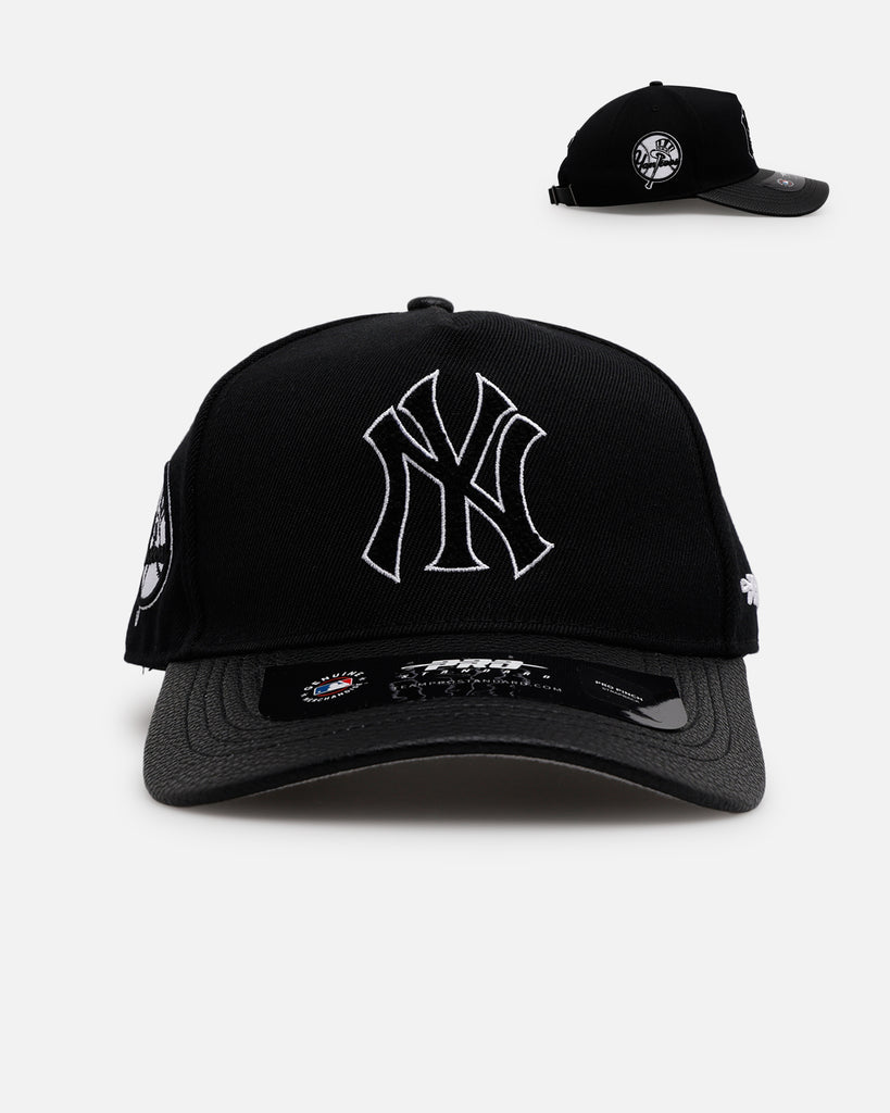 Pro Standard New York Yankees 'Black Chenille' Pro Pinch Strapback