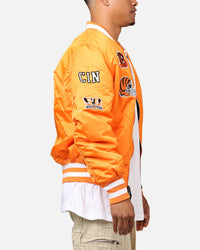 New Era X Alpha Series X NFL Cincinnati Bengals MA-1 Bomber Jacket Orange/Black