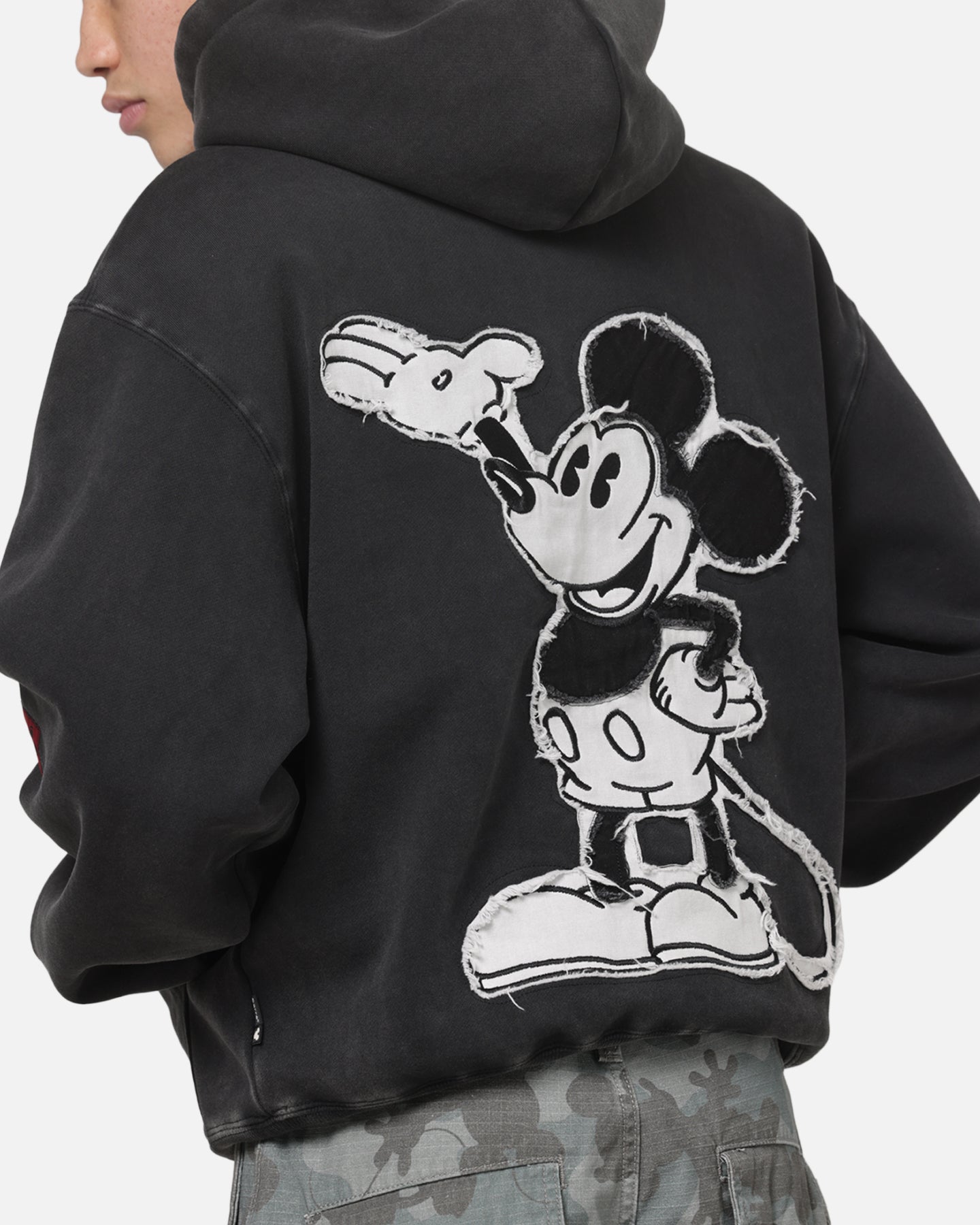 Carré x Disney Mickey & Friends Distressed Pullover Hoodie