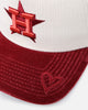 New Era Houston Astros 'Premium Corduroy Velvet' 9FORTY A-Frame Snapback Chrome White/Cardinal