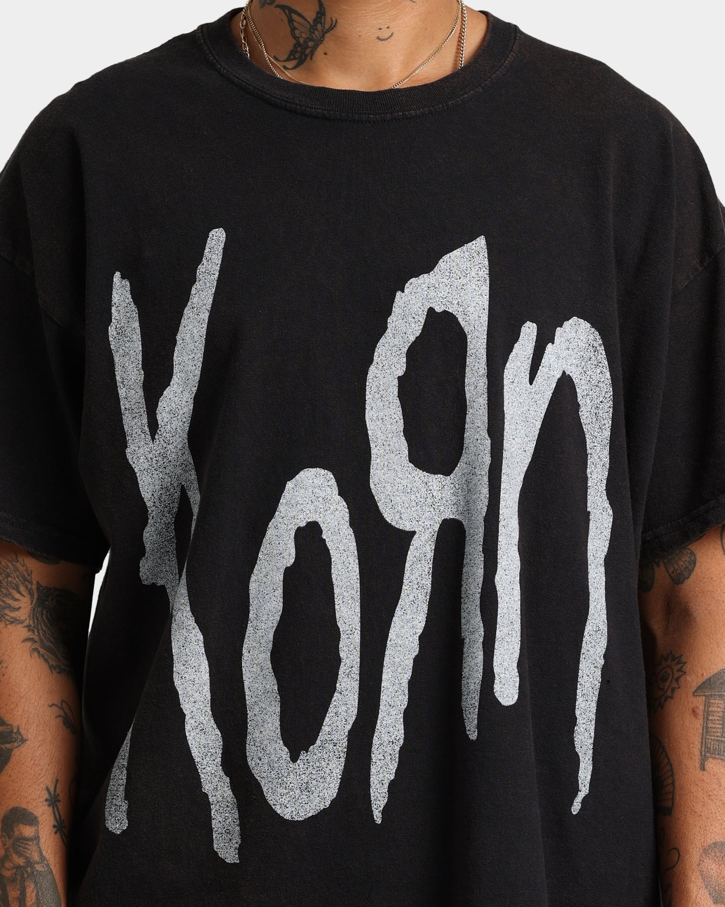 Korn ロゴ Tシャツ 黒デッドストックリミテッドエディション Korn Korn T-Shirt Black | Culture Kings US
