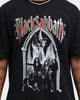 Black Sabbath Band Black And White T-Shirt Black Wash