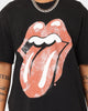 The Rolling Stones Distress Tongue Vintage T-Shirt Washed Black