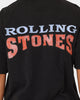 The Rolling Stones Distress Tongue Vintage T-Shirt Washed Black