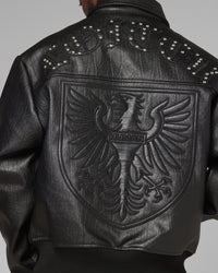 Loiter Imperial Vegan Leather Jacket Black