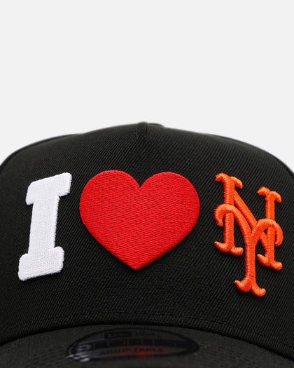 New Era New York Mets 'Love' 9FORTY A-Frame Snapback Black