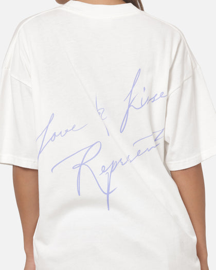Represent Love And Kisses T-Shirt Flat White