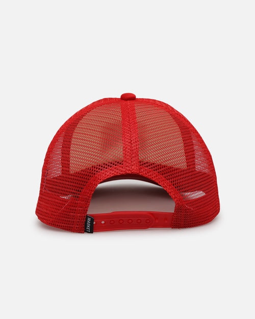 Market Adventure Team Trucker Snapback Red