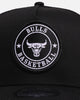 New Era Chicago Bulls 'Stripe' 9FORTY A-Frame Trucker Snapback Black/White