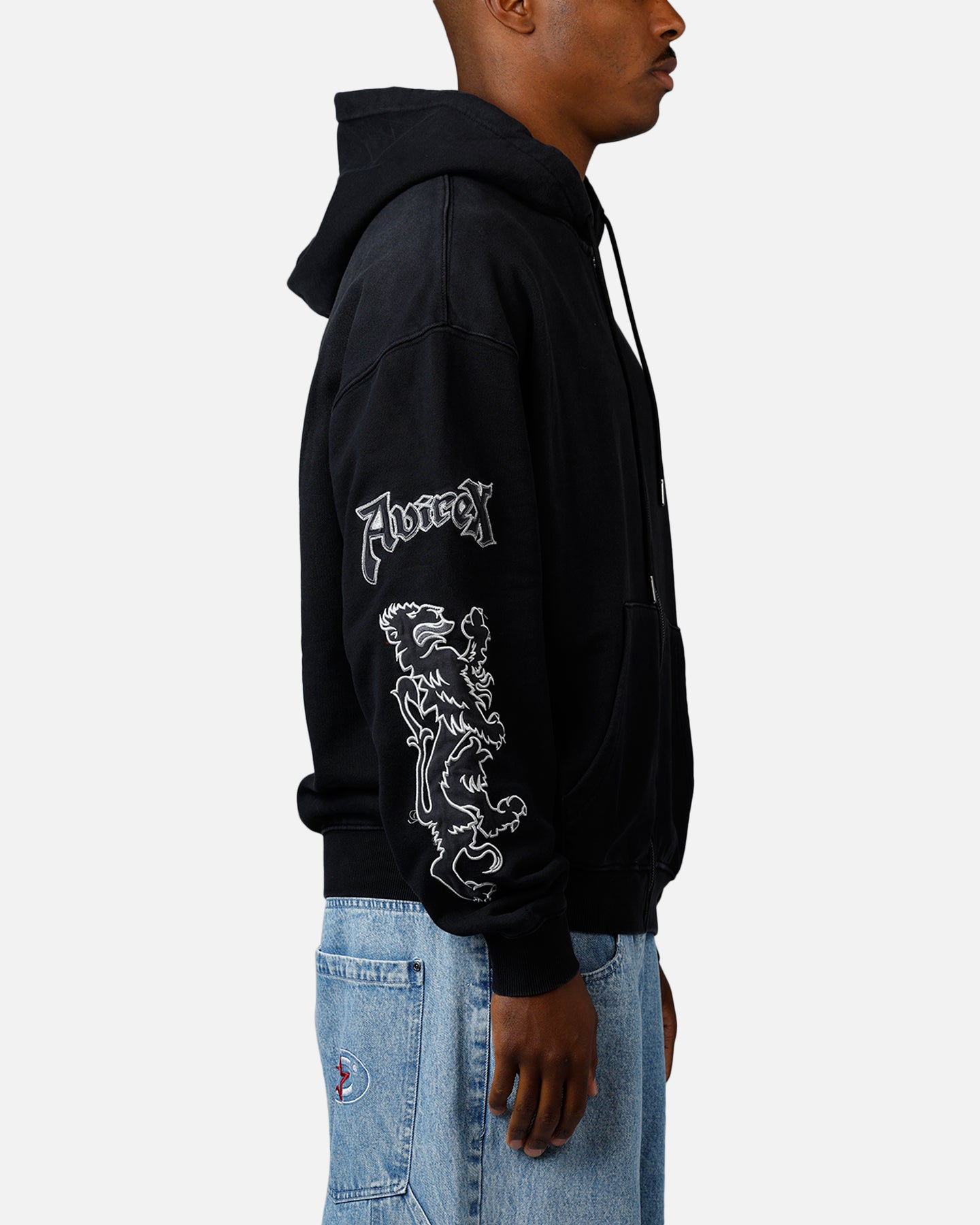 Avirex Goth Zip Hoodie Black | Culture Kings US