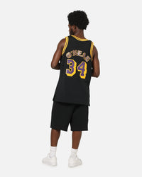 Mitchell & Ness Los Angeles Lakers Shaquille O'Neal Gothic Swing Jersey Black