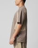 Loiter Subcultural Panel T-Shirt Brown