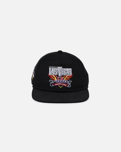 New Era Nascar Las Vegas 'Nascar Sponsor Golfer Collection' Corduroy Golfer Snapback Black