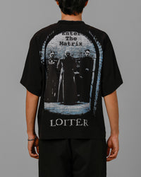 Loiter The Matrix Boxy T-Shirt Washed Black