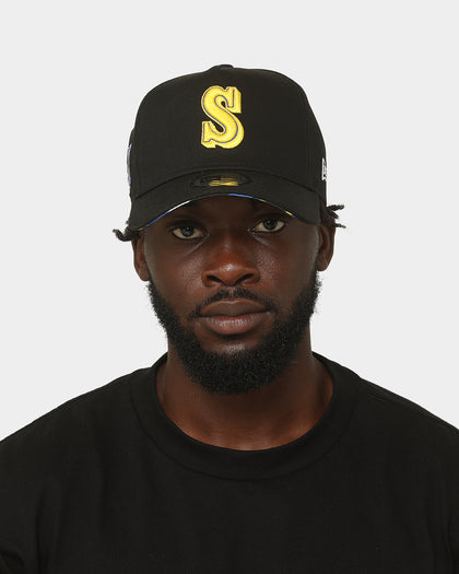 New Era Seattle Mariners 'Camo Underbrim' 9FORTY K-Frame Snapback Black