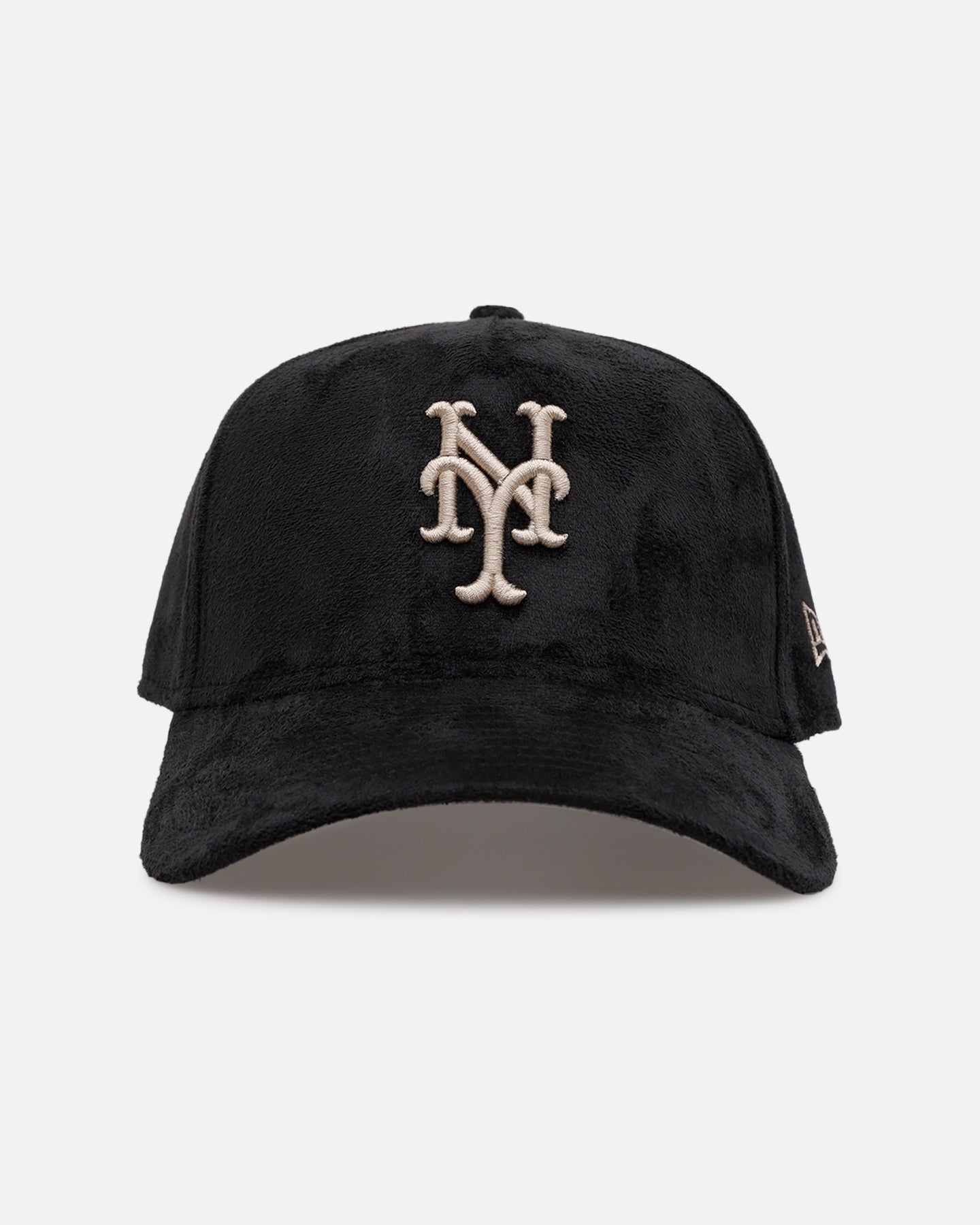 New Era New York Mets 'Suede' 9FORTY A-Frame Strapback Black/Tan