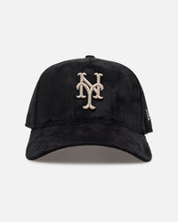 New Era New York Mets 'Suede' 9FORTY A-Frame Strapback Black/Tan