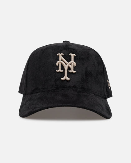 New Era New York Mets 'Suede' 9FORTY A-Frame Strapback Black/Tan