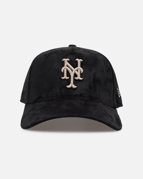 New Era New York Mets 'Suede' 9FORTY A-Frame Strapback Black/Tan