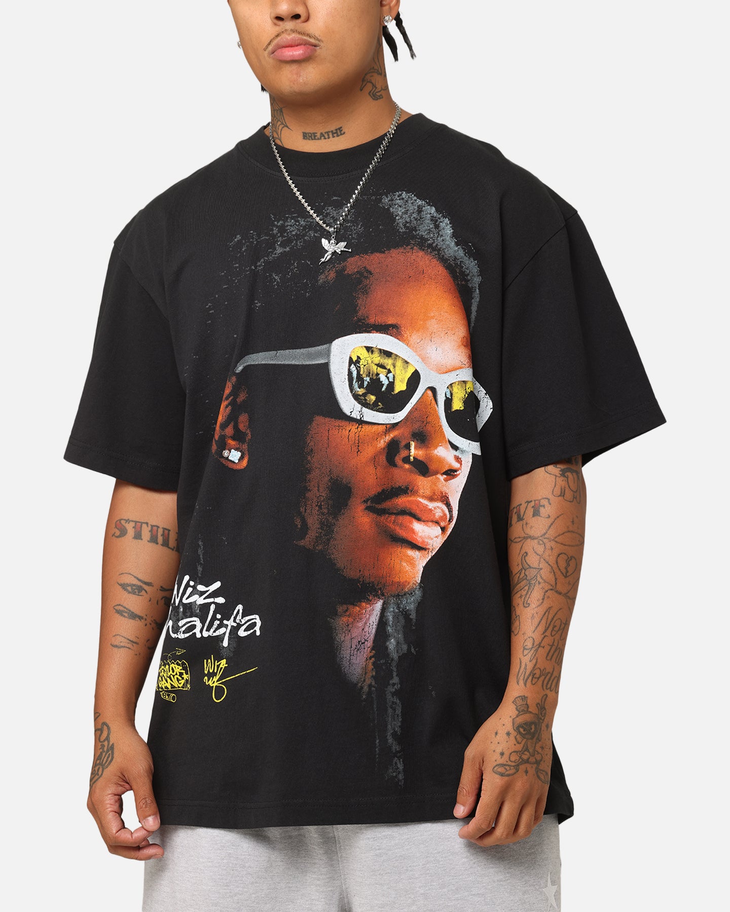 ID Supply Wiz Khalifa Taylor Gang Vision T-Shirt Black | Culture