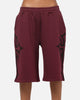 Ed Hardy Trinity Baggy Sweat Shorts Plum