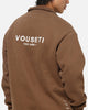 Vouseti The OG Quarter Zip Crewneck Coffee