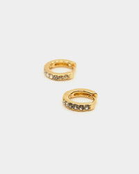 Raising Hell Women's Ear Cuff Baquette Iced Gold