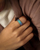 Guess Mainline 8MM X 20MM 4G Pattern Ring Iridescent