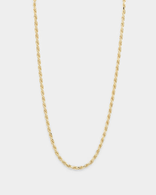 House Of Auric 2.5mm Rope Chain 18K Gold Vermeil