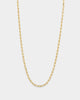 House Of Auric 2.5mm Rope Chain 18K Gold Vermeil