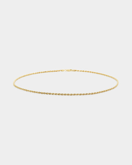 House Of Auric 2.5mm Rope Chain 18K Gold Vermeil