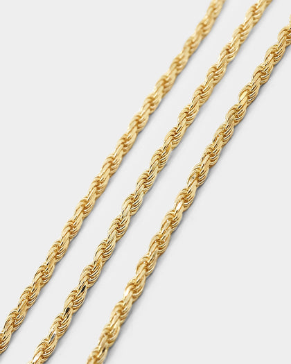 House Of Auric 2.5mm Rope Chain 18K Gold Vermeil