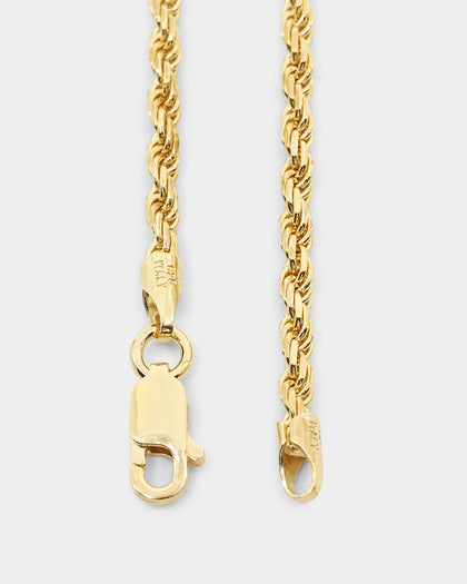 House Of Auric 2.5mm Rope Chain 18K Gold Vermeil