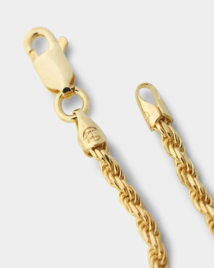 House Of Auric 2.5mm Rope Chain 18K Gold Vermeil