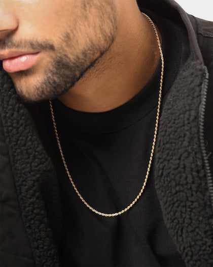 House Of Auric 2.5mm Rope Chain 18K Gold Vermeil