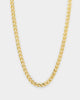 House Of Auric 3.7mm Franco Chain 18K Gold Vermeil