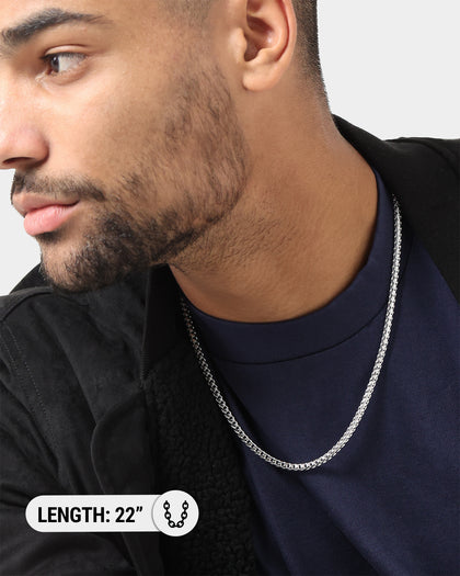 House Of Auric 3.7mm Franco Chain Sterling Silver