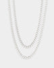 House Of Auric 5mm Cuban Chain Set Sterling Silver