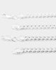 House Of Auric 5mm Cuban Chain Set Sterling Silver