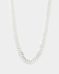 House Of Auric 6.4mm Double Curb Chain Sterling Silver