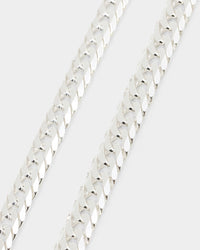 House Of Auric 6.4mm Double Curb Chain Sterling Silver